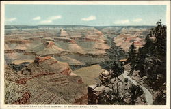 Grand Canyon from Summit of Bright Angel Trail Postcard