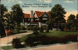 Residence of Robert Jamison, Jr., Mountain Terrace Birmingham, AL Postcard Postcard