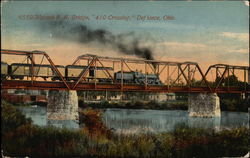 Wabash R.R. Bridge, "410 Crossing" Postcard