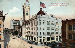 The Times Building Los Angeles, CA Postcard Postcard