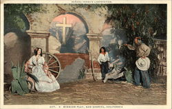 Senora Yorba's Lamentation, Mission Play San Gabriel, CA Postcard Postcard