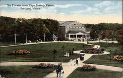 The Theatre from Cape Cottage Casino Portland, ME Postcard Postcard