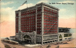 La Salle Street Depot Postcard