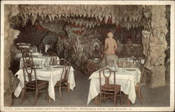 View Looking Down North Aisle, The Cave - Grunewald Hotel New Orleans, LA Postcard Postcard