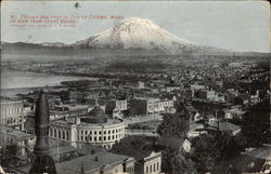 Mt. Tacoma as seen from Court House Washington Postcard Postcard