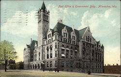 Post Office & Government Building Postcard