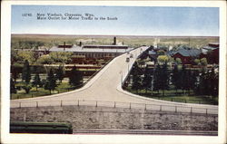 New Viaduct, Main outlet for motor traffic to the south Postcard