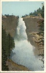 Nevada Falls, Height 605 feet Yosemite National Park Postcard Postcard