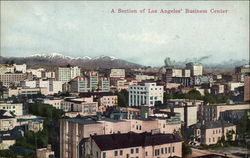 Business Center View Los Angeles, CA Postcard Postcard