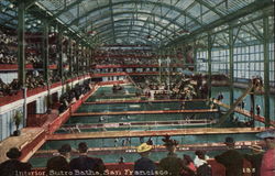 Interior, Sutro Baths Postcard