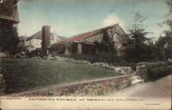 Unitarian Church at Berkeley, California Postcard Postcard