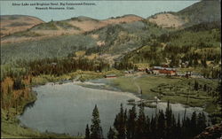 Silver Lake and Brighton Hotel, Big Cottonwood Canyon Wasatch Mountains, UT Postcard Postcard