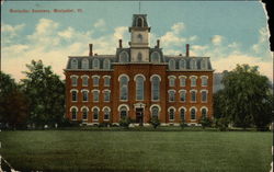 Montpelier Seminary Building Postcard