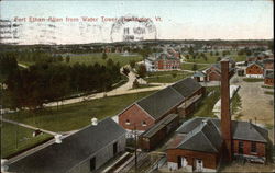 Fort Ethan Allan from Water Tower Postcard