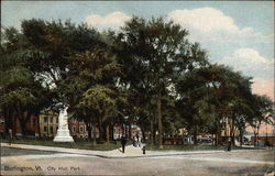 City Hall Park Postcard