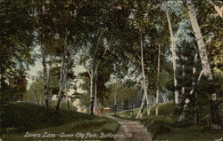 Lovers Lane - Queen City Park Postcard