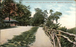 Shelter House, Eagle Rock Park, Top of Orange Mountain Postcard