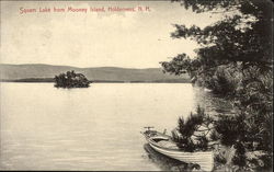 Squam Lake from Mooney Island Postcard