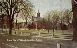 General View of Phillips Exeter Academy Buildings New Hampshire Postcard Postcard