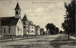 Main St., Center conway, NH Postcard Postcard