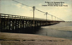 Bridge over Hampton River Postcard