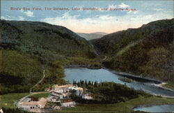 Bird's Eye View, the Balsams, Lake Gloriette and Dixville Notch Postcard