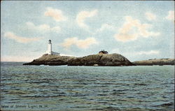 Isle of Shoals Light, White Island Postcard