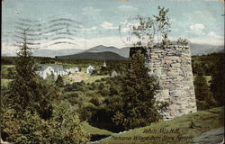 Franconia Village from Stone Furnace Postcard