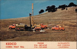 Keener Exploration Drilling Co Sacramento, CA Advertising Postcard Postcard