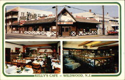 Kelly's Cafe Wildwood, NJ Postcard Postcard