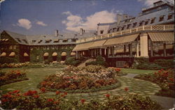 Gardens and the Lodge, Skytop Club Postcard