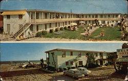 The Helms Motel and Apartments Ocean Drive Beach, SC Postcard Postcard