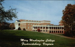 Fine Arts Building, Mary Washington College Postcard