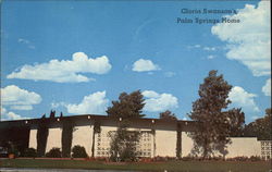 Gloria Swanson's Home Palm Springs, CA Postcard Postcard