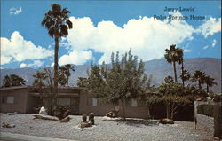 Jerry Lewis' Palm Springs Home California Postcard Postcard