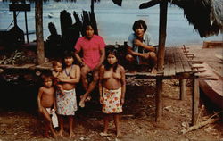 Choco Indians of Darien, Interior of Panama Postcard