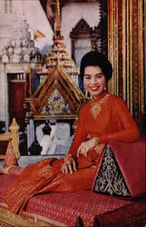 The Queen of Thailand Royalty Postcard Postcard