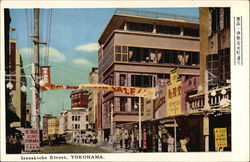 Isesakicho Street Yokoham, Japan Postcard Postcard