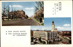 New Grand Hotel; The Custom House Postcard