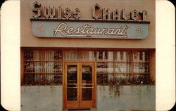 The Swiss Chalet Restaurant Colorado Springs, CO Postcard Postcard