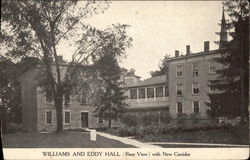 Williams and Eddy Hall (Rear View) Cazenovia, NY Postcard Postcard