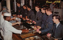 Mess Hall Line Postcard