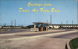 Greetings from Dover Air Force Base Delaware Postcard Postcard