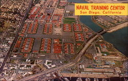 Naval Training Center San Diego, CA Postcard Postcard