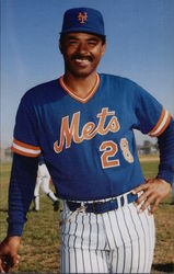 Bill Robinson, Coach, Mets Postcard