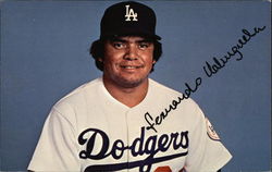 Fernando Valenzuela, Los Angeles Dodgers Baseball Postcard Postcard