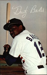 Dusty Baker Baseball Postcard Postcard