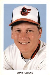 Brad Havens, Baltimore Orioles Baseball Postcard Postcard