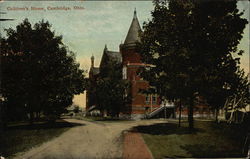 Children's Home in Cambridge, Ohio Postcard