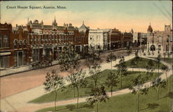 Court House Square Austin, MN Postcard Postcard